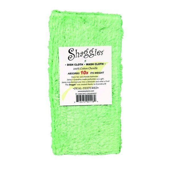 Dishcloth Sprmt 2Pk10X10, Shaggies, Mfr#: 41-2300